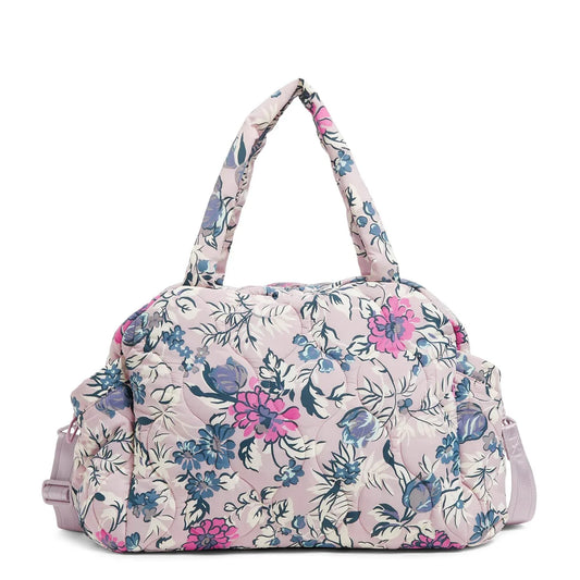 Floral Quilted Duffle Bags