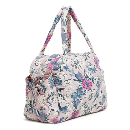 Floral Quilted Duffle Bags