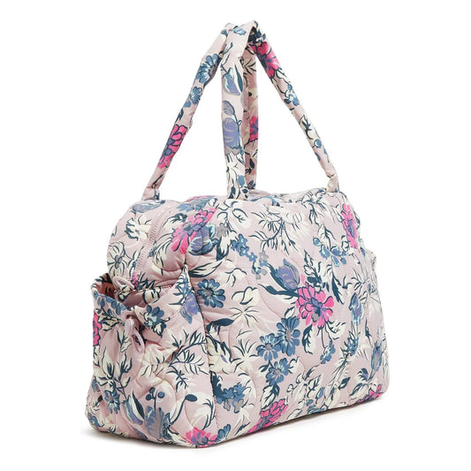 Floral Quilted Duffle Bags