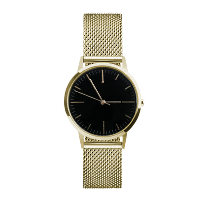 T3001M | Gold & Black Watch