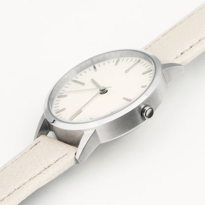 T3004 | Silver & Cream Watch