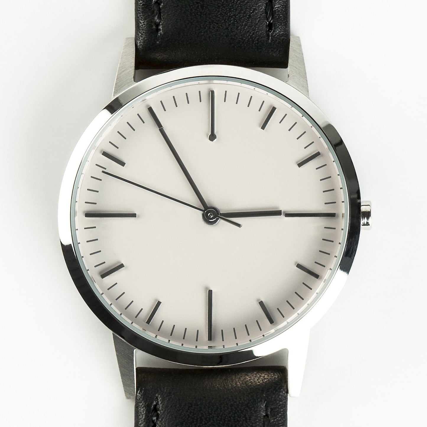 T3008 | Silver & Black Women's Watch