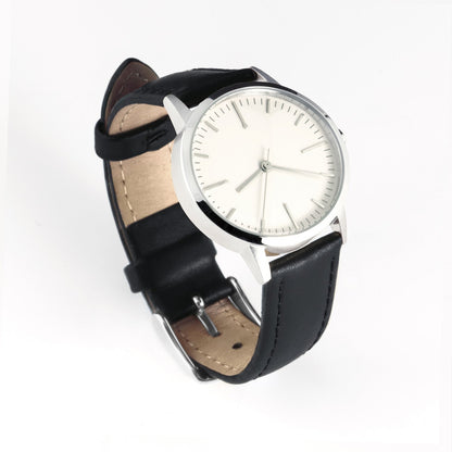 T3008 | Silver & Black Women's Watch