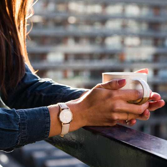 T3012 | Rose Gold & Cream Watch