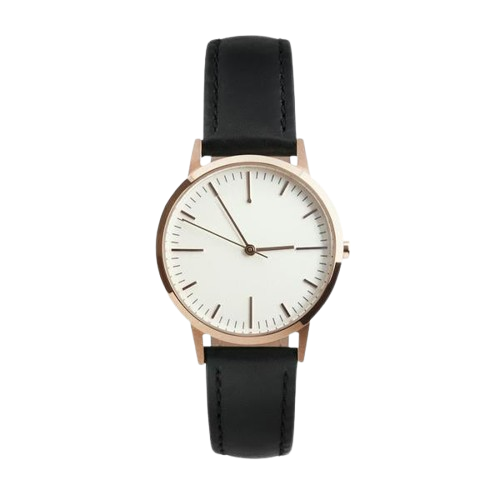 T3015 | Rose Gold & Black Watch