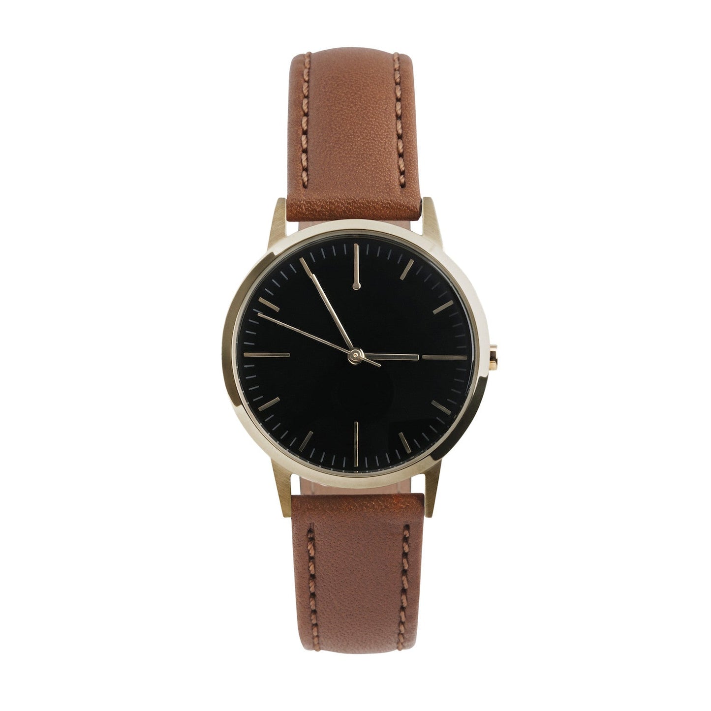 T3016 | Gold, Black & Tan Watch