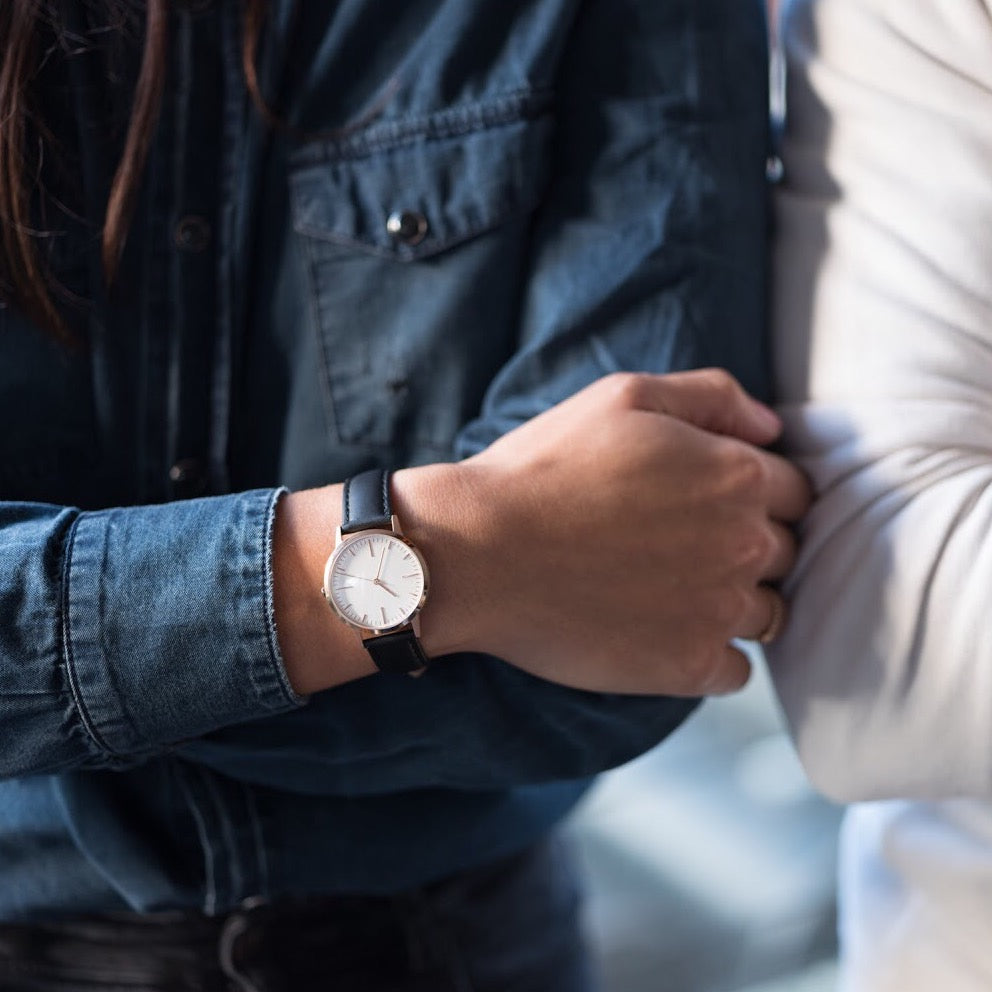 T3200 | Gold & Black Watch