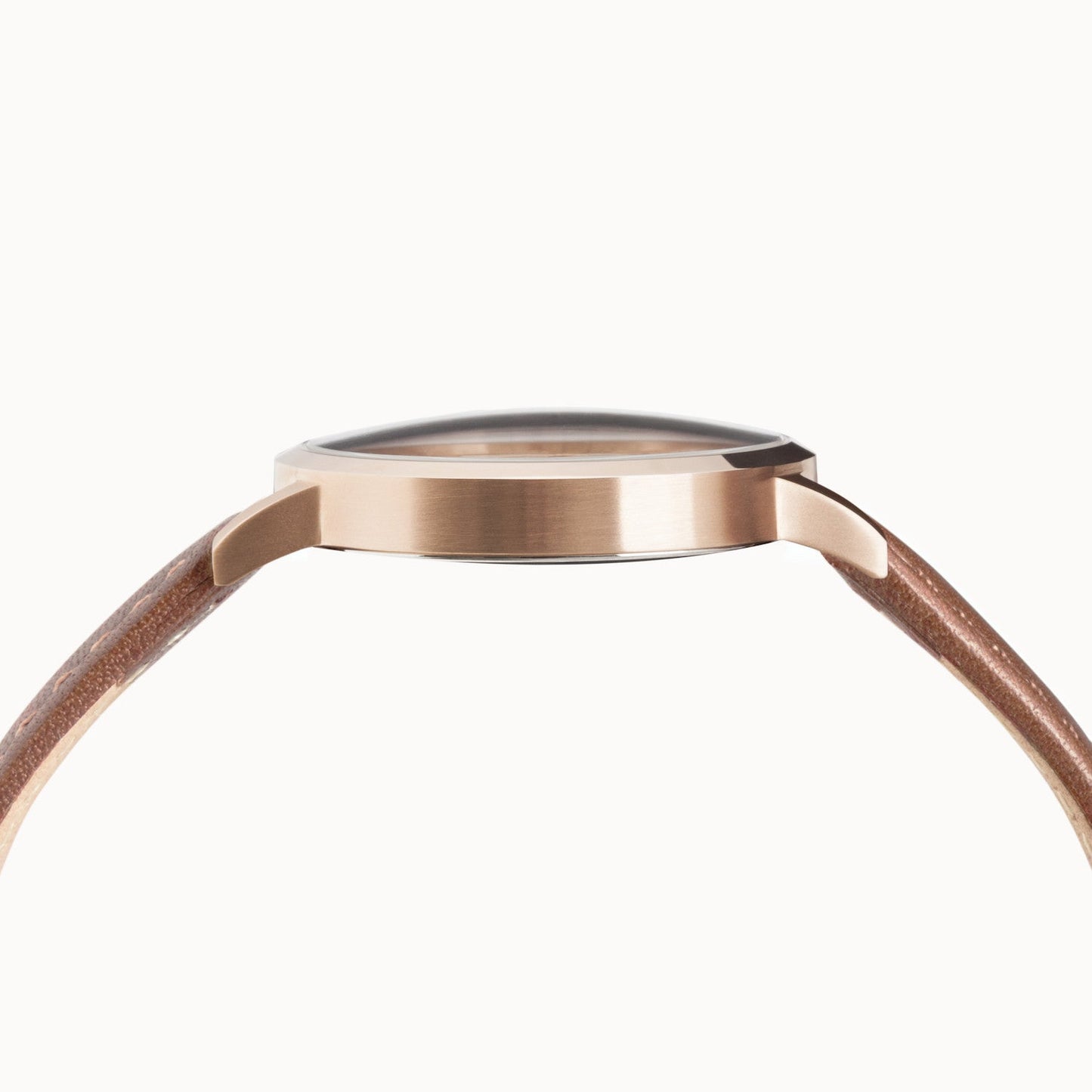 T4002 | Rose Gold & Tan Watch